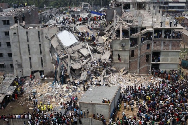 Rana Plaza collapse in Dhaka, Bangladesh | Source: Flickr